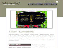 Tablet Screenshot of hautakivisuunnittelu.fi